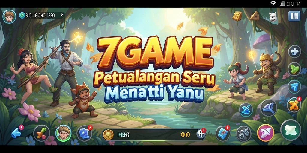 Tampilan gameplay 7GAME yang menggugah selera petualang.