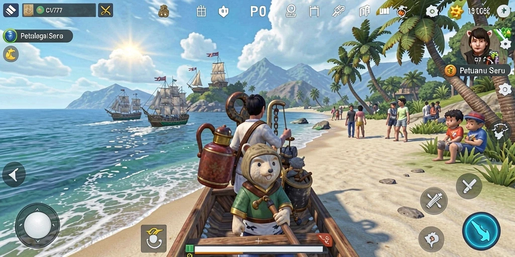 Gameplay menakjubkan di dunia terbuka CV777.