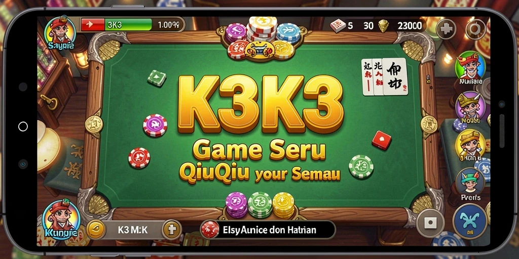 Gameplay seru K3K3 yang menarik dan penuh tantangan.