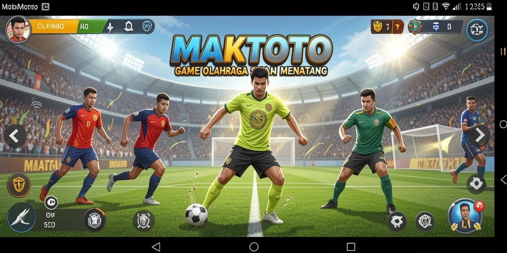 Tampilan gameplay MAKTOTO yang seru dan interaktif.
