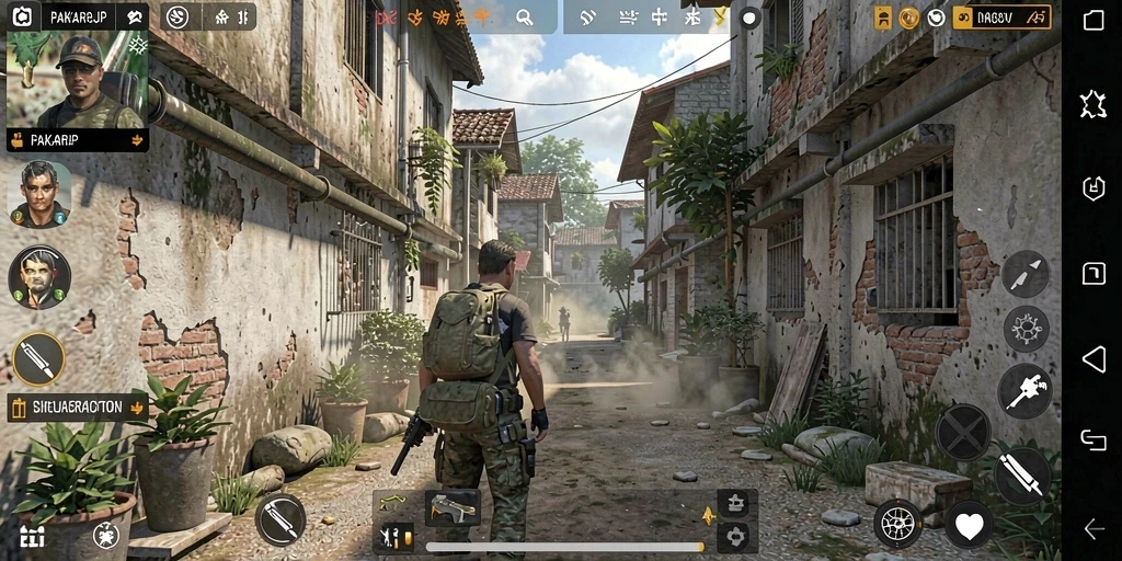 Screenshot menunjukkan gameplay menarik dari PAKARJP.